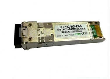 10Gb / S الألياف البصرية جهاز الإرسال والاستقبال / سفب + ثنائية الاتجاه جهاز الإرسال والاستقبال 40km مع لك موصل
