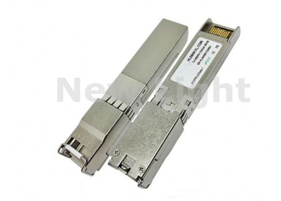 10G معدل نقل البيانات 80 كم مسافة الإرسال 1490/1550nm طول الموجة SFP + وحدة جهاز إرسال الألياف الضوئية مع رابط LC