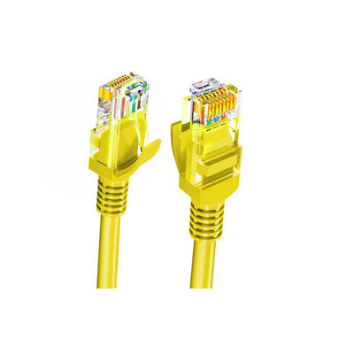 Cat6a سلك UTP المزدوج الحماية مع 25AWG النحاس العارية وموصولات مطلية بالذهب