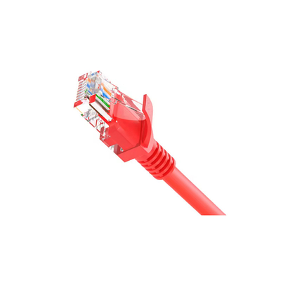 Cat7 شبكة التصحيح سلك الحماية المزدوجة المصفوفة بالذهب النحاس العارية 24AWG 7/0.20mm كابل