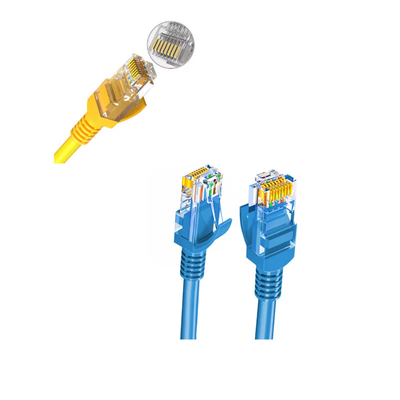 كابل شبكة Cat6 المصفوف بالذهب