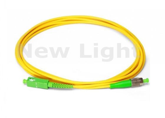3M SC-FC سلك التشغيل الألياف الضوئية 2.0mm قطر كابل القفز منخفض الخسارة للإدراج لتطبيقات FTTH