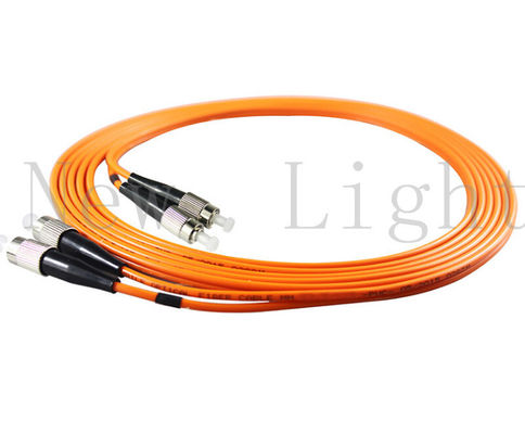 FC-FC Multi Mode Fiber Optical Patch Cord مع مادة PVC/LSZH وقطر 0.9/2.0/3.0mm