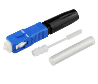 SC/UPC SM Fiber Optic Fast Connector مع درجة حرارة تخزين من -40 °C إلى +85 °C وطول 50-60 ملم للتجميع الميداني