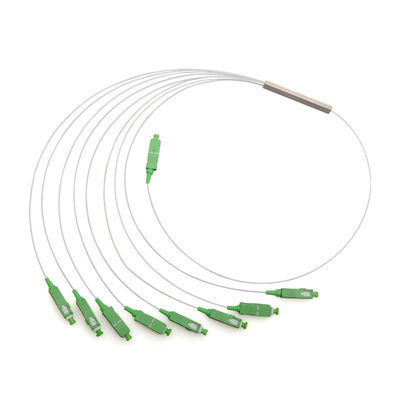 أنبوب الفولاذ PLC Splitter مع خسارة إدراج منخفضة وطول موجة 1260-1650nm لشبكات الألياف الضوئية