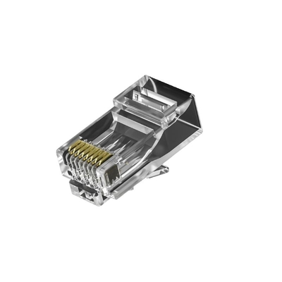 CAT7 وصلات RJ45 المحمية + مجموعات مقاطع الفيريت - تصميم صناعي من قطعتين
