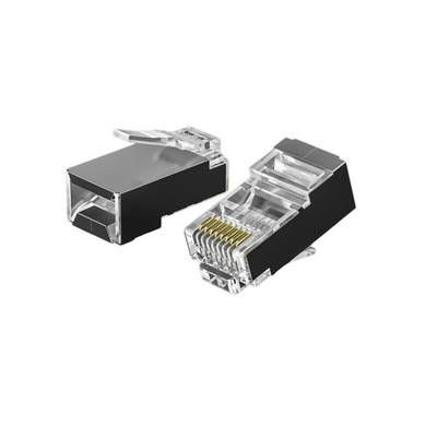 سدادات CAT6 ذات الأداء العالي - 50U ذهبية ، فلوك باس ، شفافة وخالية من التشابك