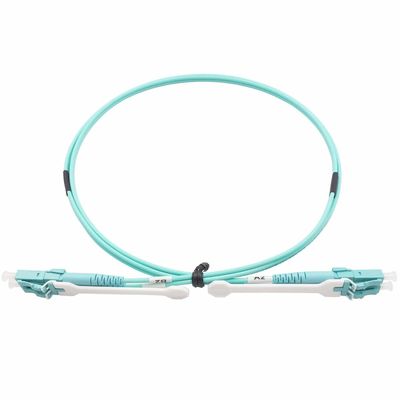 نوع سحب LC Connector Multimode Duplex Fiber Optical Patch Cord 40Gb LSZH 2.0mm