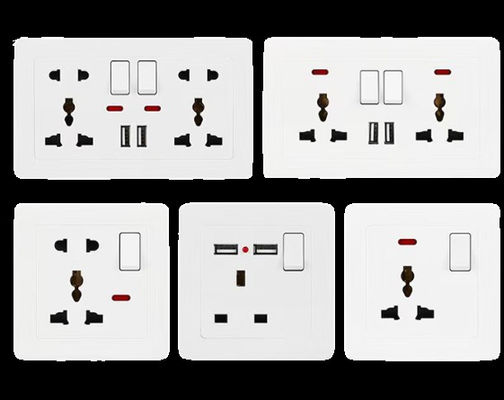 مفتاح حائط هجين RJ45 و LC/SC مع Cat6A بسرعة 10 جيجابت في الثانية و OM4 بسرعة 100 جيجابت في الثانية لأداء شبكة فائق