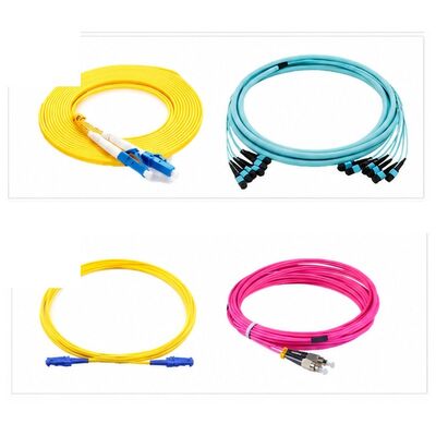 رابط ST/UPC OM3 Multimode 50/125 Fiber Optic Pigtail مع قطر 2.0mm لشبكات LAN والحرم الجامعي