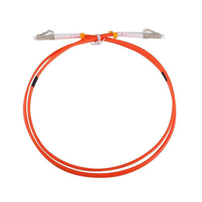 2.0mm PVC Single Mode Fiber Optic Patch Cord مع ضمان لمدة 3 سنوات وموصولات LC / SC / ST / FC