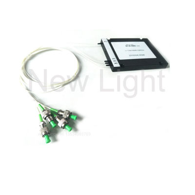 8 قنوات جهاز FWDM مع Corning SMF-28 الألياف فوق البنفسجية لأطوال موجة 1470-1610nm Division Multiplexing