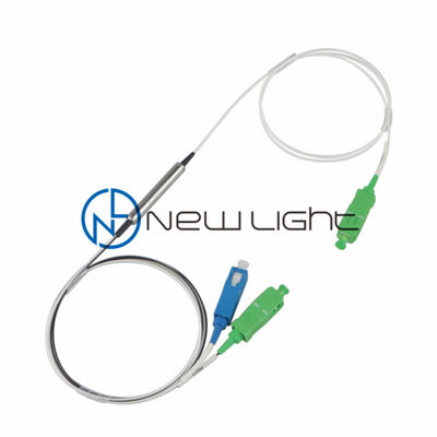 مضاعف إرسال وتقسيم الطول الموجي للألياف الضوئية SC ST LC WDM مع فقدان إدخال منخفض وعزل عالي وتصميم مضغوط