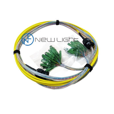 9/125um OS2 وضع واحد 1550nm LC/APC FOA كابلات التصحيح للاتصالات الشبكة عالية السرعة